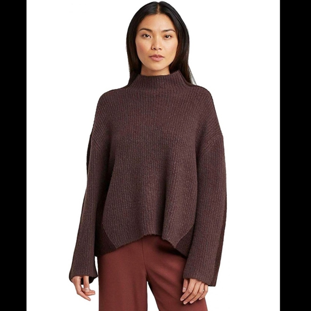 NWT Prologue Ribbed Mock Soft Sweater Large